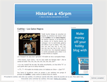 Tablet Screenshot of historiasa45rpm.wordpress.com