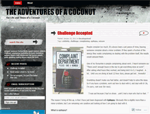 Tablet Screenshot of coconutadventures.wordpress.com