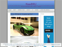 Tablet Screenshot of neednrj.wordpress.com