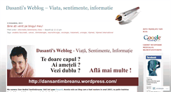 Desktop Screenshot of dansantimbreanu.wordpress.com