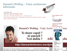 Tablet Screenshot of dansantimbreanu.wordpress.com