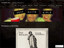 Tablet Screenshot of deadwhitegirls.wordpress.com