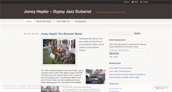 Desktop Screenshot of jonnyhepbir.wordpress.com