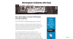 Desktop Screenshot of birminghamoccupation.wordpress.com