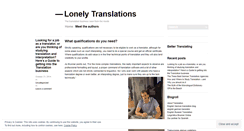 Desktop Screenshot of englishtogermantranslator.wordpress.com