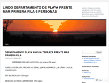 Tablet Screenshot of departamentodeplayakm122.wordpress.com