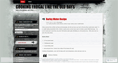 Desktop Screenshot of frugaloldcook.wordpress.com