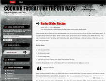 Tablet Screenshot of frugaloldcook.wordpress.com