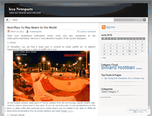 Tablet Screenshot of iccanewsports.wordpress.com