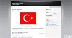 Desktop Screenshot of coldhackers.wordpress.com