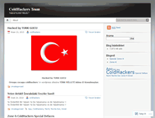 Tablet Screenshot of coldhackers.wordpress.com
