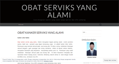 Desktop Screenshot of obatkankerserviksyangalami.wordpress.com