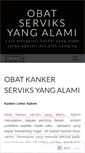 Mobile Screenshot of obatkankerserviksyangalami.wordpress.com