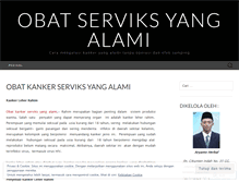 Tablet Screenshot of obatkankerserviksyangalami.wordpress.com