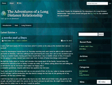 Tablet Screenshot of 300milesfromyou.wordpress.com