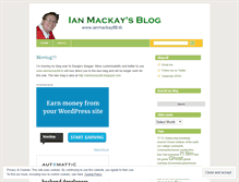 Tablet Screenshot of ianmackay88.wordpress.com