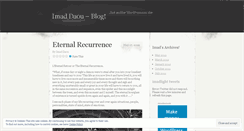 Desktop Screenshot of imaddaou.wordpress.com