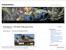 Tablet Screenshot of mayaswamy.wordpress.com