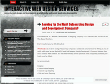 Tablet Screenshot of interactivedesignservices.wordpress.com