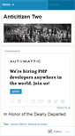 Mobile Screenshot of anticitizentwo.wordpress.com