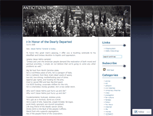 Tablet Screenshot of anticitizentwo.wordpress.com