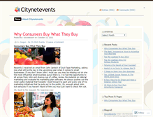 Tablet Screenshot of citynetevents.wordpress.com