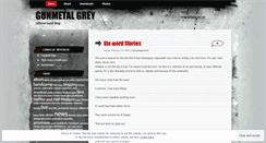 Desktop Screenshot of gunmetalgreyband.wordpress.com