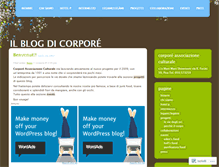 Tablet Screenshot of corpore.wordpress.com