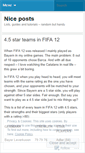Mobile Screenshot of niceposts.wordpress.com