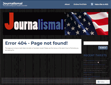 Tablet Screenshot of journalismal.wordpress.com