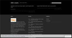 Desktop Screenshot of idesstudio.wordpress.com
