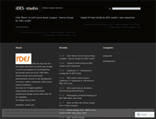Tablet Screenshot of idesstudio.wordpress.com