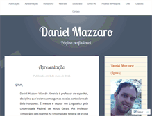 Tablet Screenshot of danielmazzarobh.wordpress.com