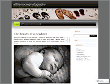 Tablet Screenshot of alittlemoorephotography.wordpress.com