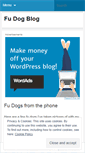 Mobile Screenshot of fudogblog.wordpress.com