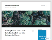 Tablet Screenshot of deltadustcollector.wordpress.com
