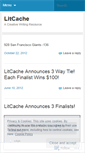 Mobile Screenshot of litcache.wordpress.com