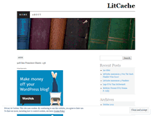 Tablet Screenshot of litcache.wordpress.com