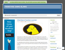 Tablet Screenshot of blackdawgfranchise.wordpress.com