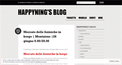 Desktop Screenshot of happyning.wordpress.com