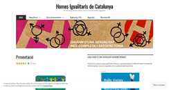 Desktop Screenshot of homesigualitaris.wordpress.com