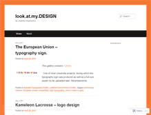 Tablet Screenshot of lookatmydesign.wordpress.com