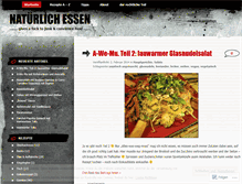 Tablet Screenshot of natuerlichessen.wordpress.com