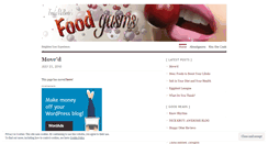 Desktop Screenshot of foodiemcbooty.wordpress.com
