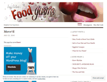 Tablet Screenshot of foodiemcbooty.wordpress.com