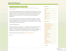 Tablet Screenshot of evdeciltbakimi.wordpress.com