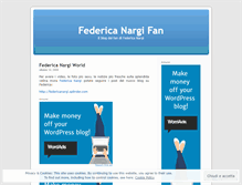 Tablet Screenshot of federicanargifan.wordpress.com