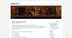 Desktop Screenshot of dedocter.wordpress.com