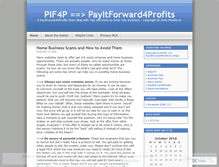 Tablet Screenshot of pif4p.wordpress.com