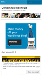 Mobile Screenshot of mahasiswaui.wordpress.com